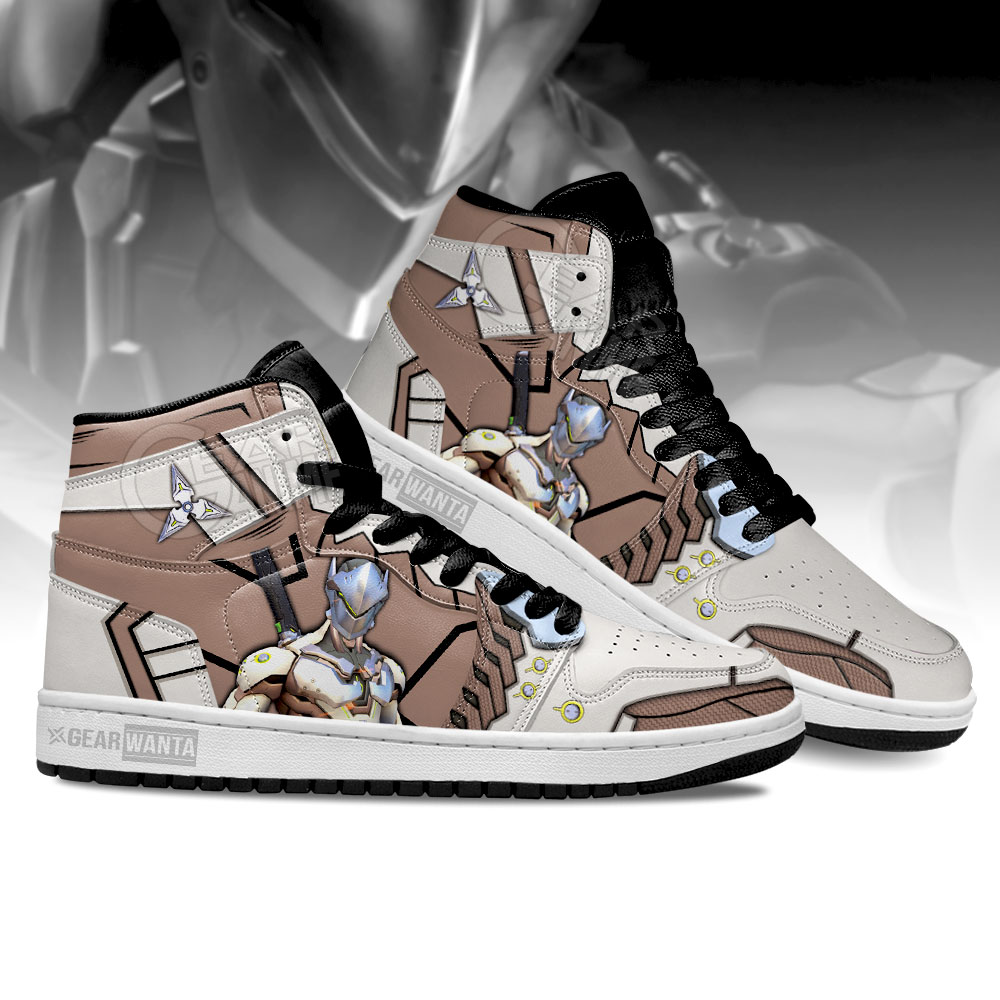 Genji Overwatch High-Top Sneakers Retro Streetwear Vibe Shoes For Men And Women - Image 3