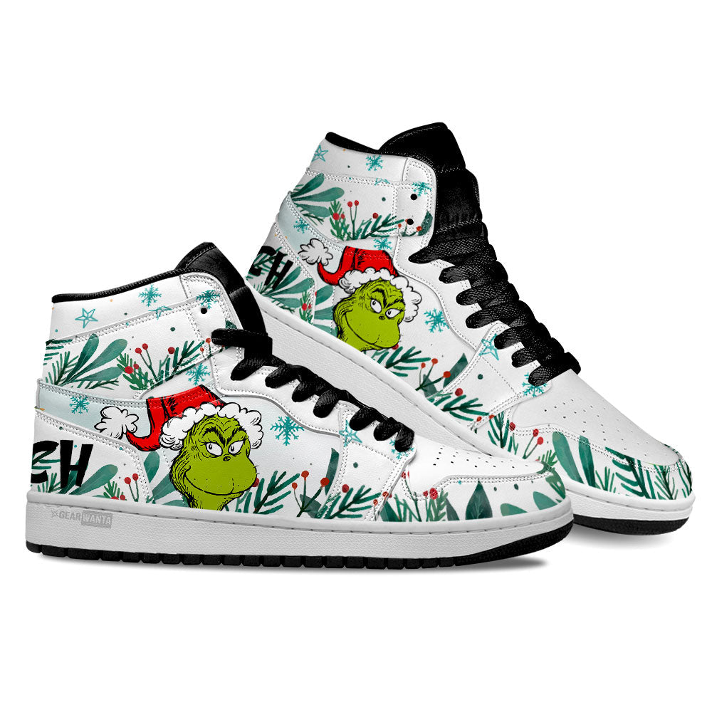Grinch High-Top Sneakers Retro Streetwear Vibe Shoes For Men And Women - Image 3