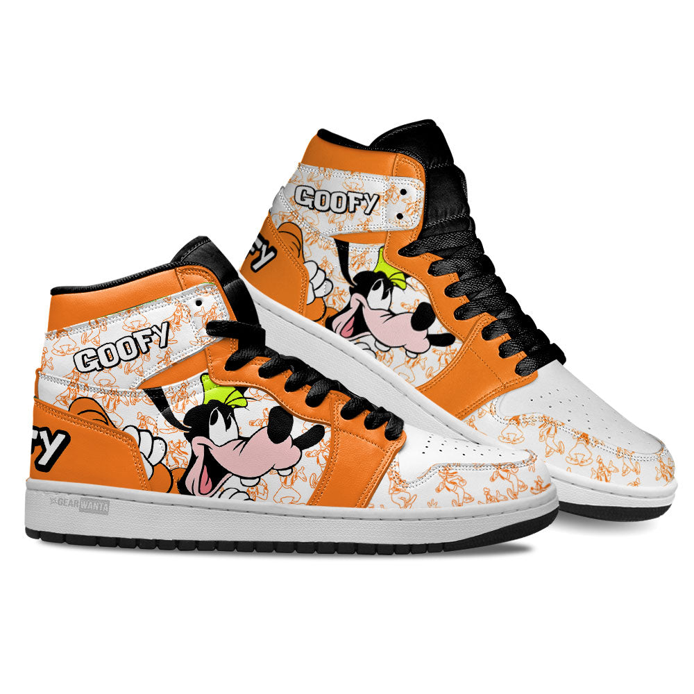 Goofy High-Top Sneakers Retro Streetwear Vibe Shoes For Men And Women - Image 3