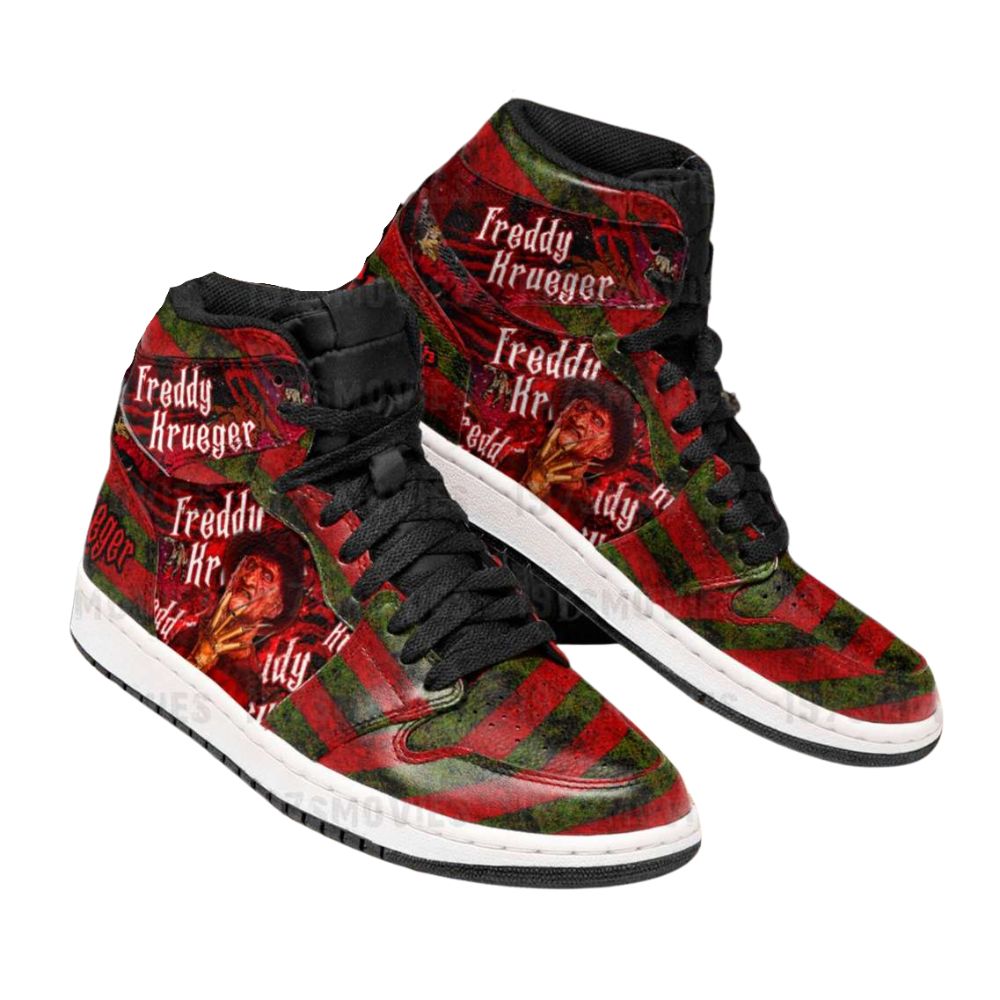 Freddy Krueger High-Top Sneakers Retro Streetwear Vibe Shoes For Men And Women - Image 3