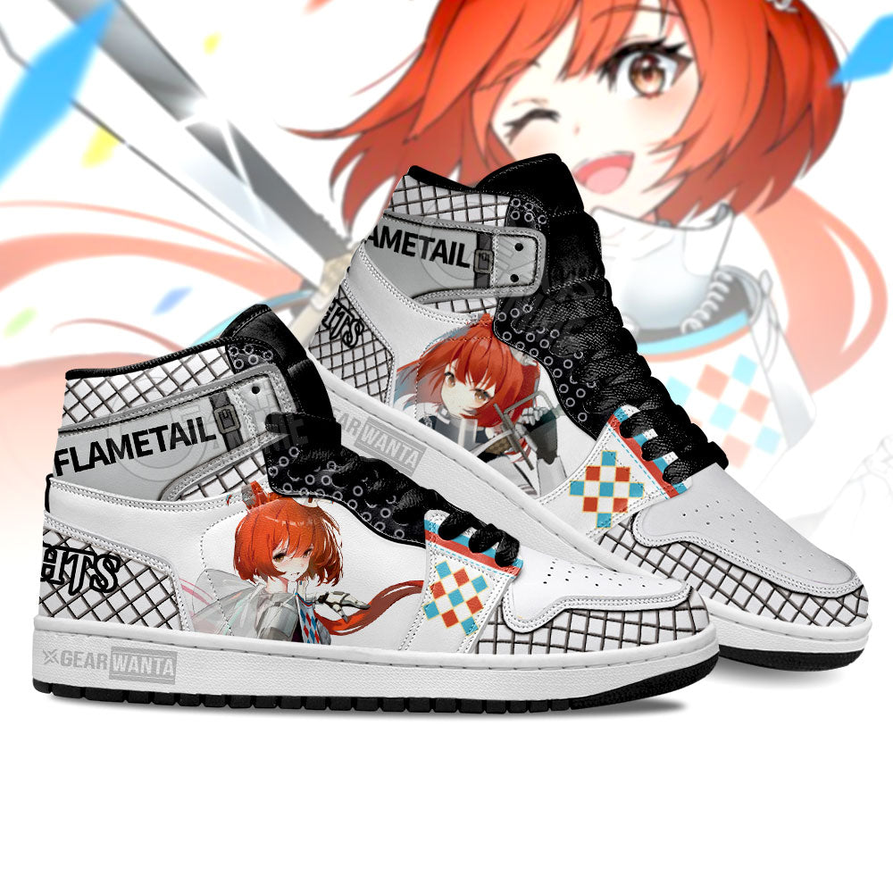Flametail Arknights High-Top Sneakers Retro Streetwear Vibe Shoes For Men And Women - Image 3