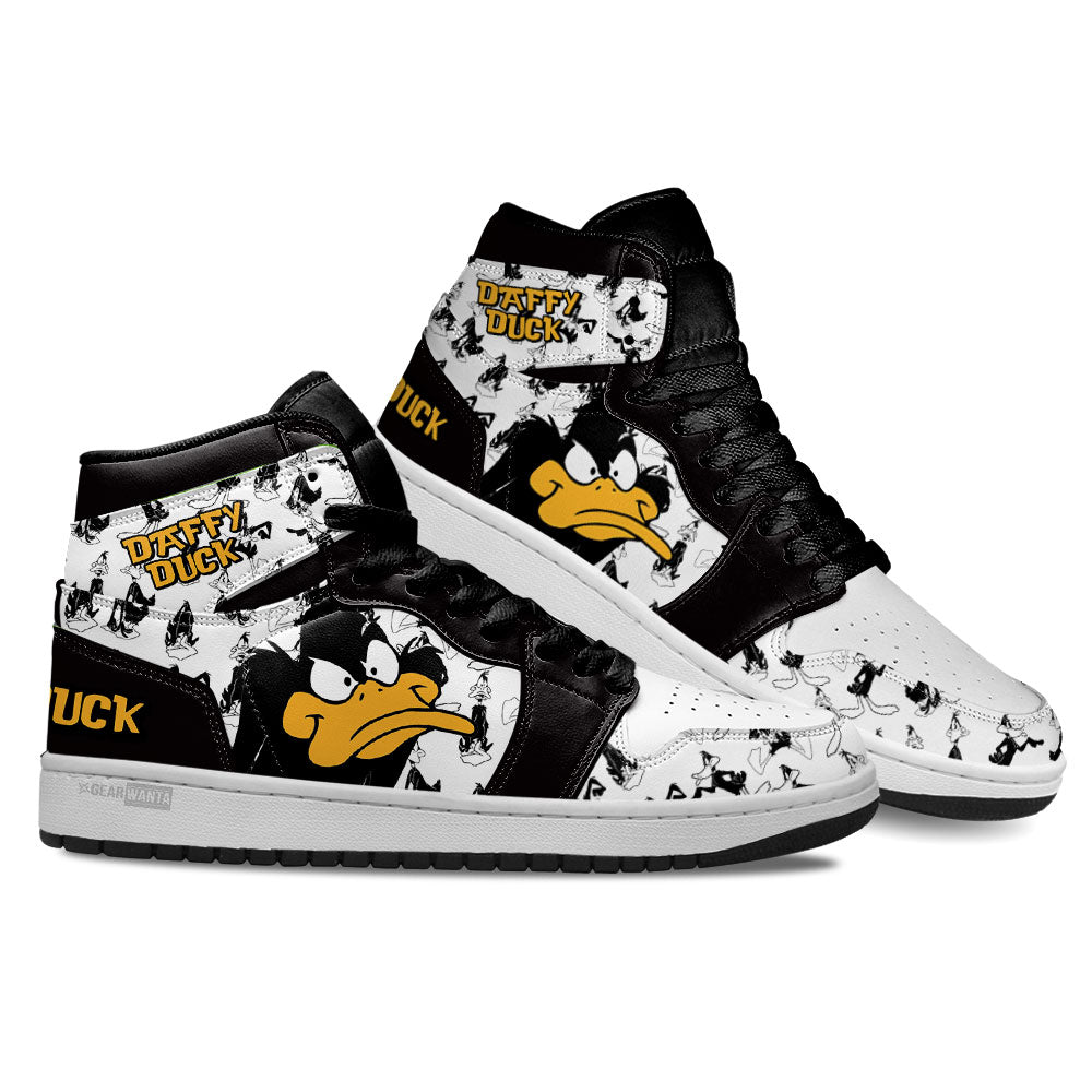Daffy Duck High-Top Sneakers Retro Streetwear Vibe Shoes For Men And Women - Image 3