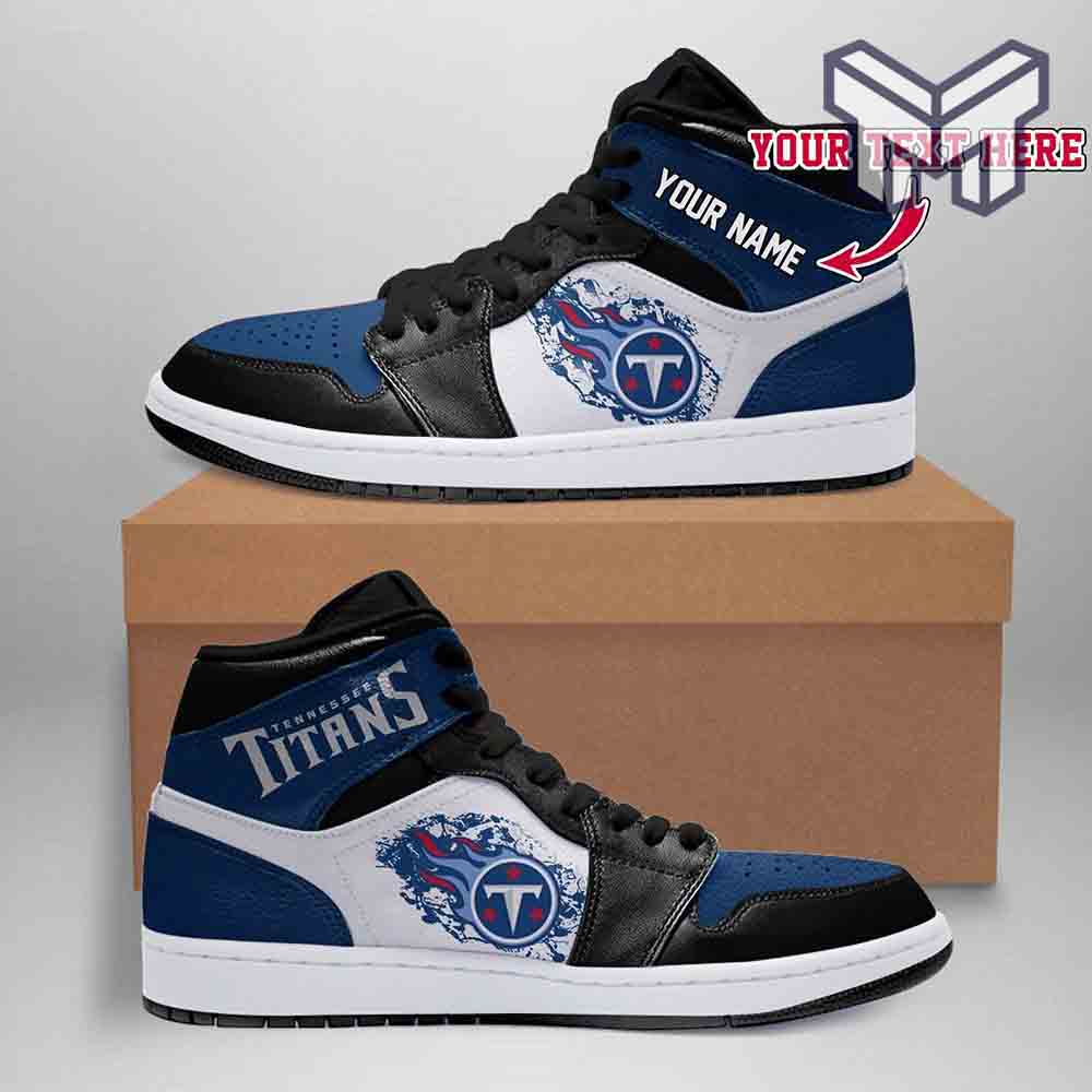 Tennessee Titans High-Top Sneakers Retro Streetwear Vibe Shoes For Men And Women - Image 2