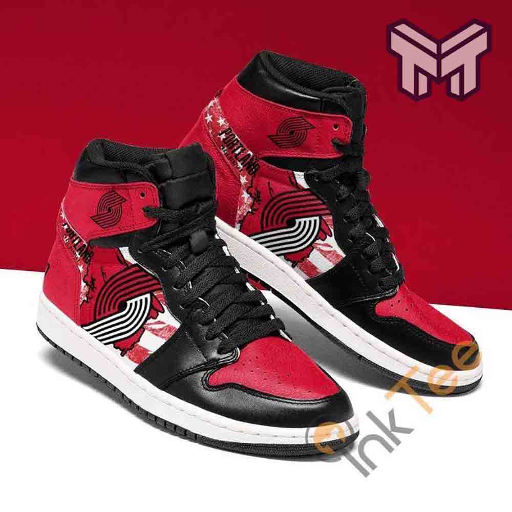 Portland Trail Blazers High-Top Sneakers Retro Streetwear Vibe Shoes For Men And Women - Image 2