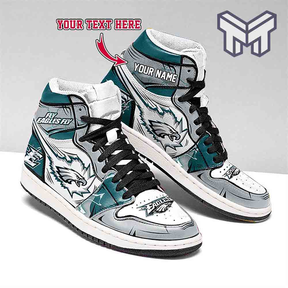 Philadelphia Eagles High-Top Sneakers Retro Streetwear Vibe Shoes For Men And Women - Image 2