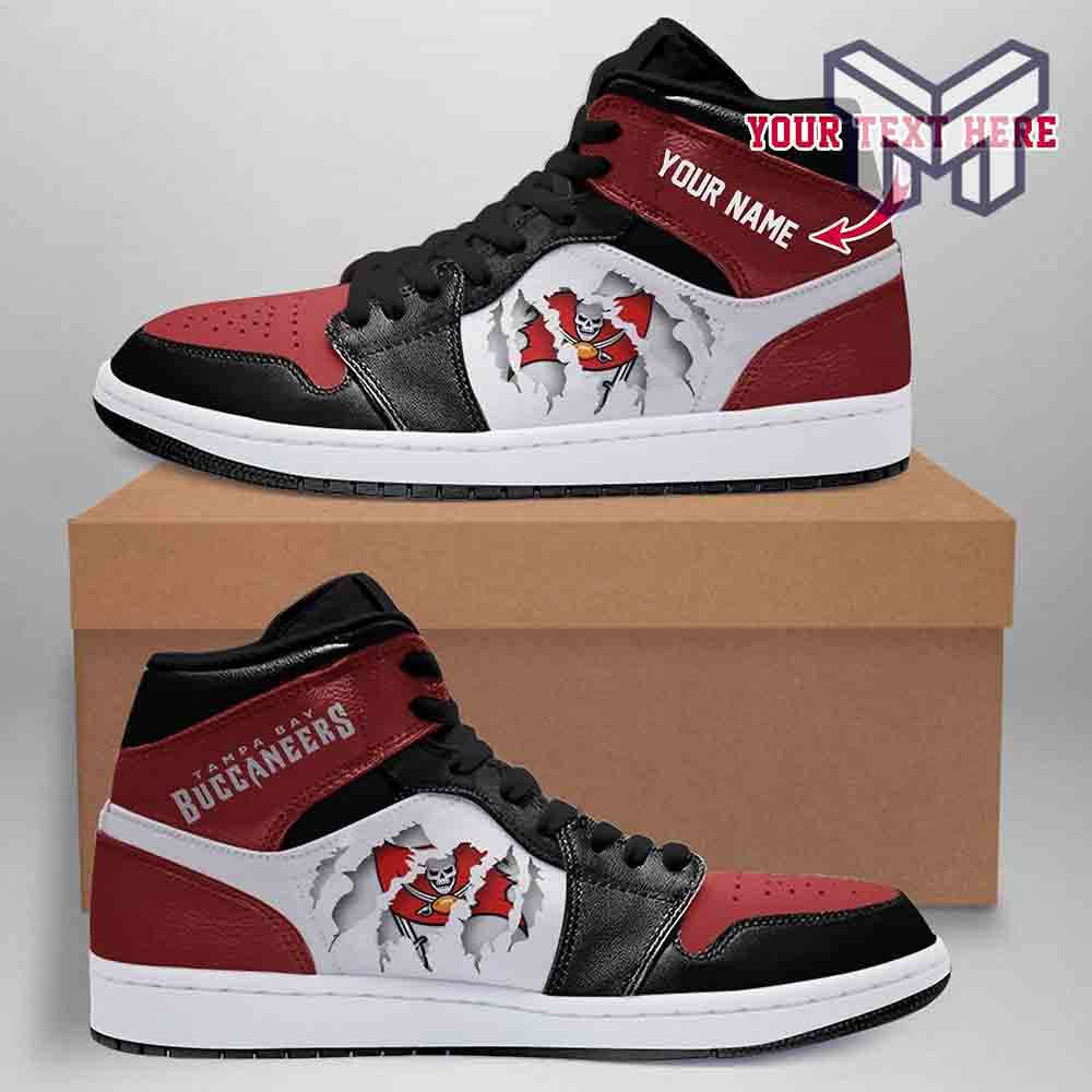 Tampa Bay Buccaneers High-Top Sneakers Retro Streetwear Vibe Shoes For Men And Women - Image 2