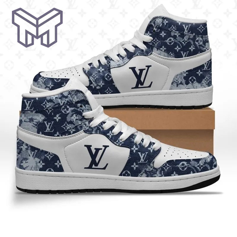 Louis Vuitton High-Top Sneakers Retro Streetwear Vibe Shoes For Men And Women - Image 2