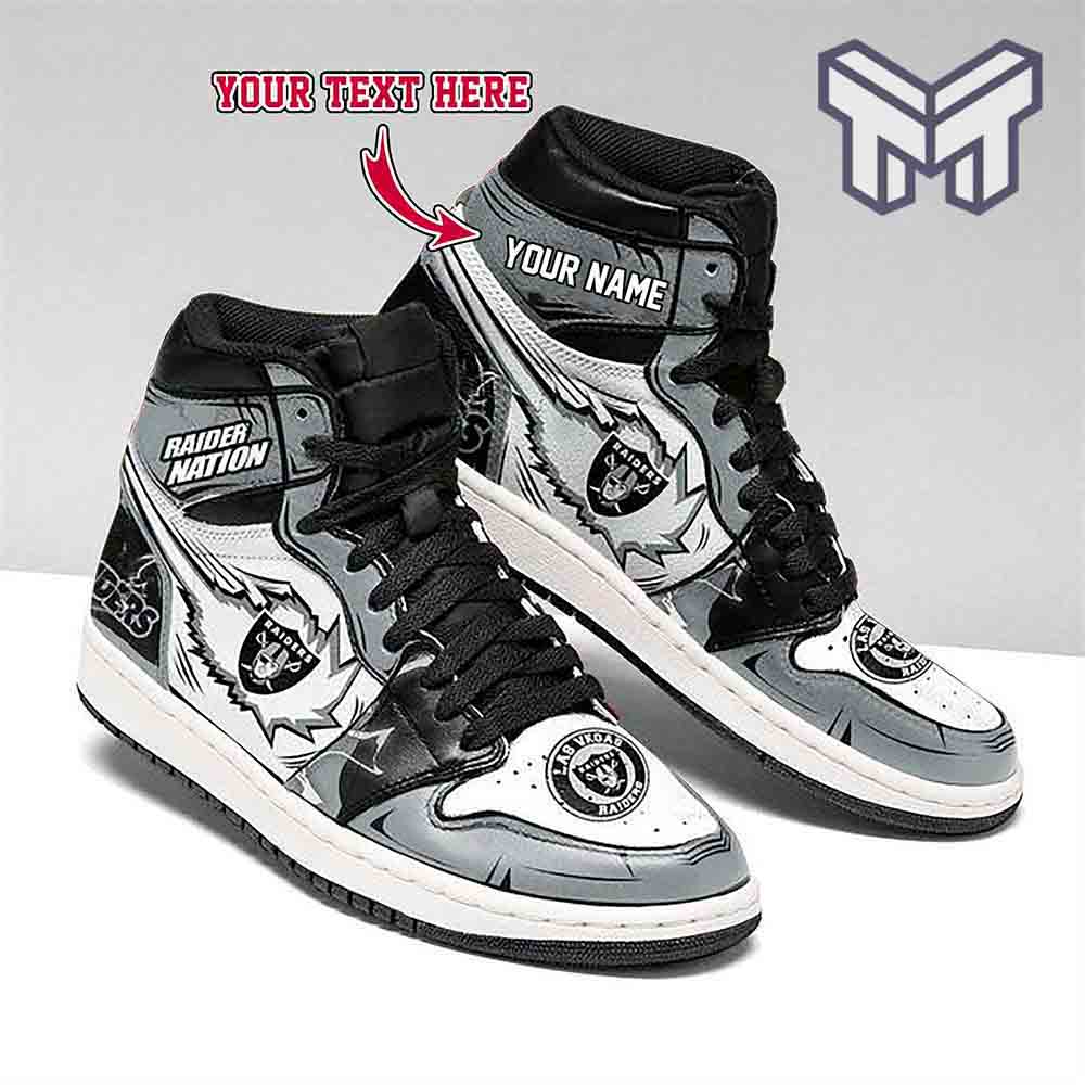 Las Vegas Raiders High-Top Sneakers Retro Streetwear Vibe Shoes For Men And Women - Image 2