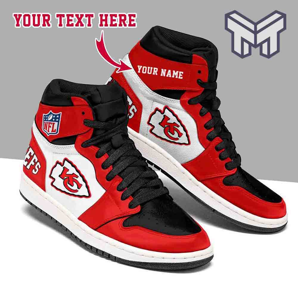 Kansas City Chiefs High-Top Sneakers Retro Streetwear Vibe Shoes For Men And Women - Image 2
