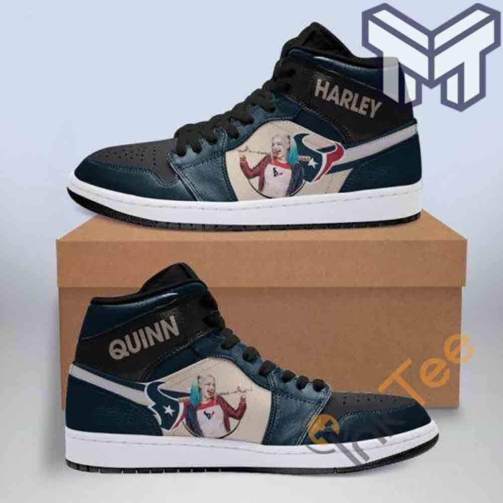 Houston Texans High-Top Sneakers Retro Streetwear Vibe Shoes For Men And Women - Image 2