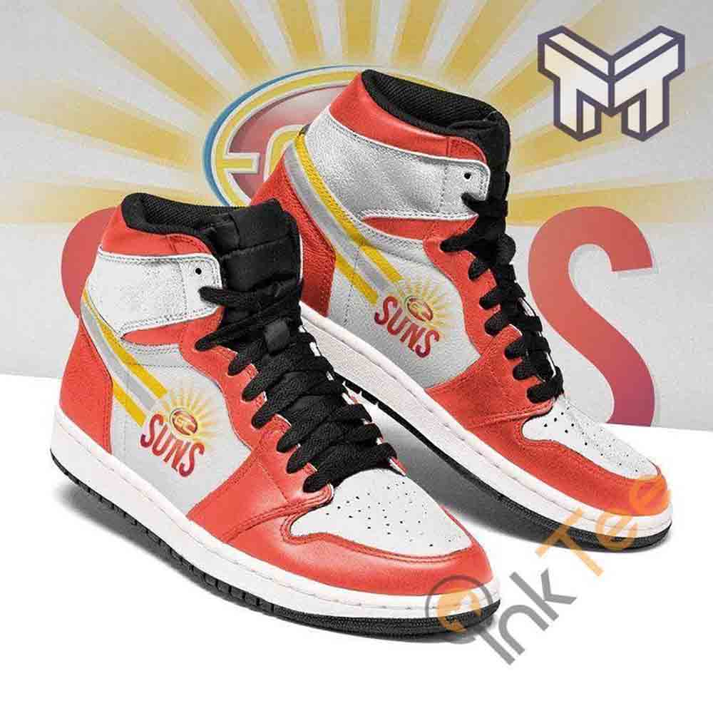 Gold Coast Suns High-Top Sneakers Retro Streetwear Vibe Shoes For Men And Women - Image 2