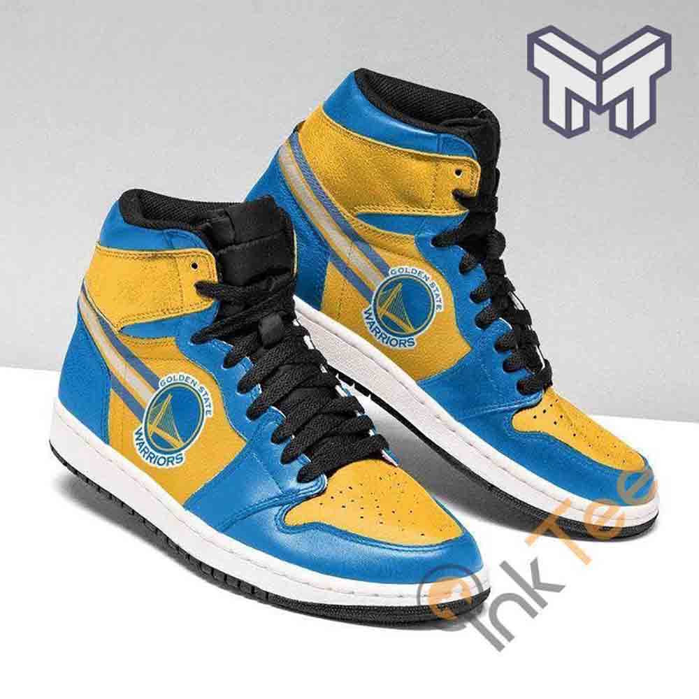 Golden State Warriors High-Top Sneakers Retro Streetwear Vibe Shoes For Men And Women - Image 2