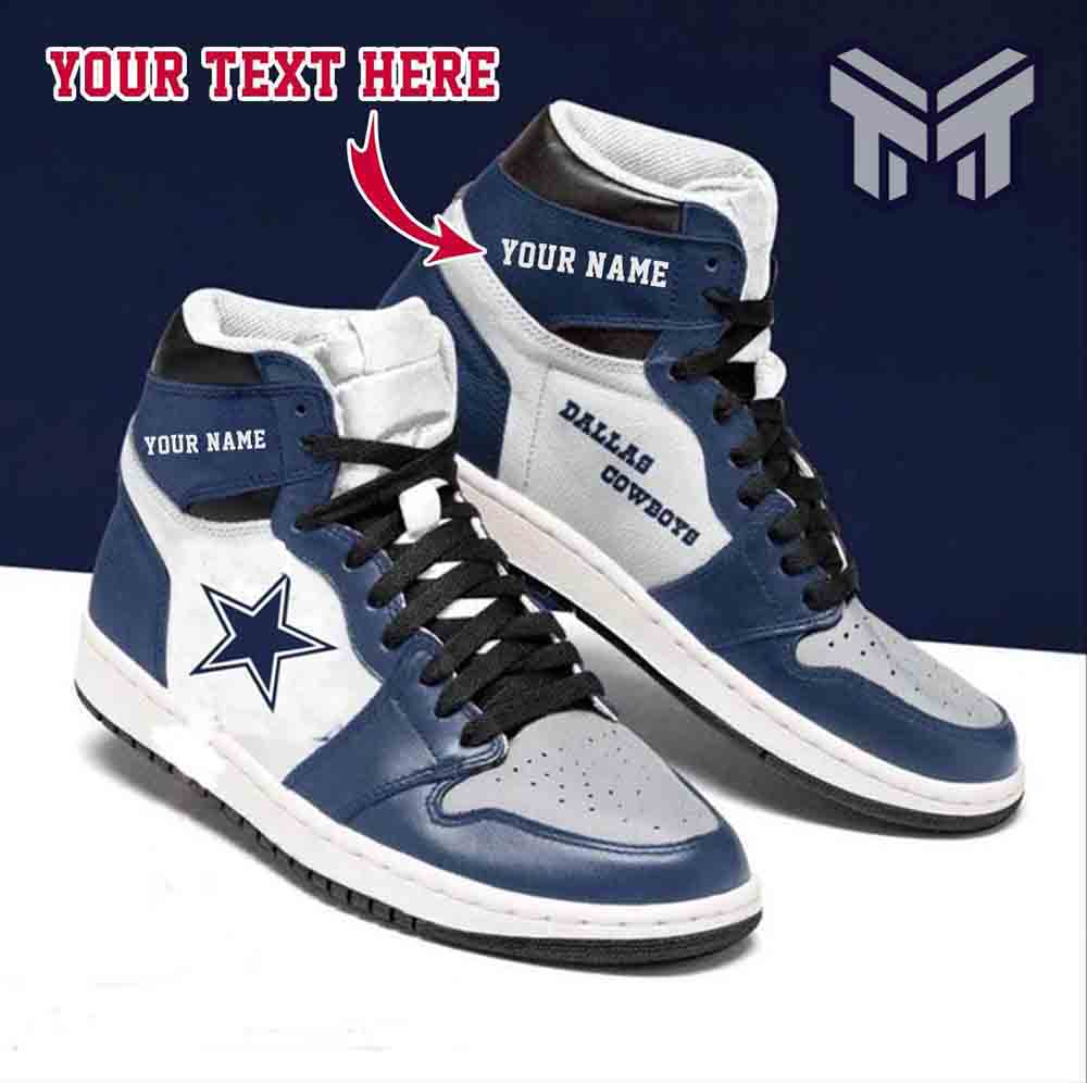 Dallas Cowboys High-Top Sneakers Retro Streetwear Vibe Shoes For Men And Women - Image 2