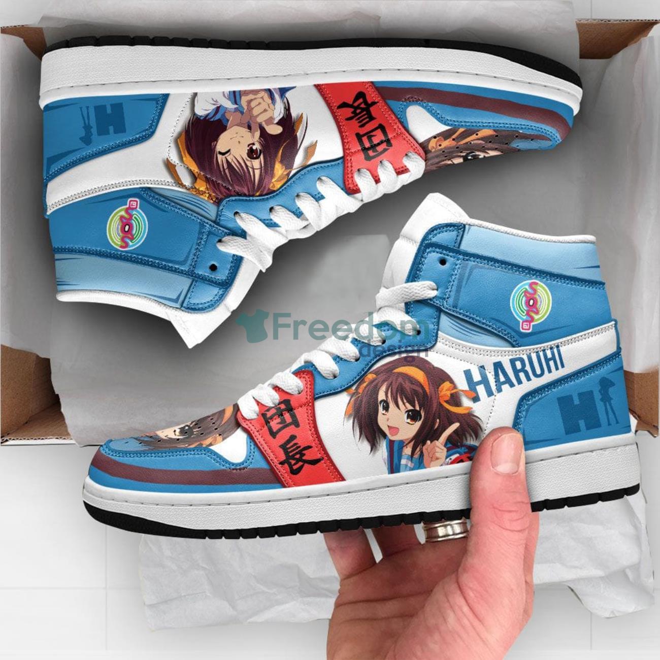 Haruhi Suzumiya High-Top Sneakers Retro Streetwear Vibe Shoes For Men And Women - Image 3