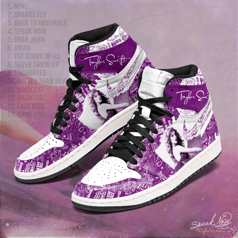 Taylor Swift High-Top Sneakers Retro Streetwear Vibe Shoes For Men And Women - Image 2