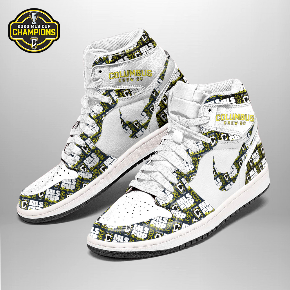 Columbus Crew High-Top Sneakers Retro Streetwear Vibe Shoes For Men And Women - Image 2