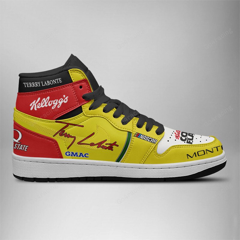 Terry Labonte Hendrick Motorsports High-Top Sneakers Retro Streetwear Vibe Shoes For Men And Women - Image 3