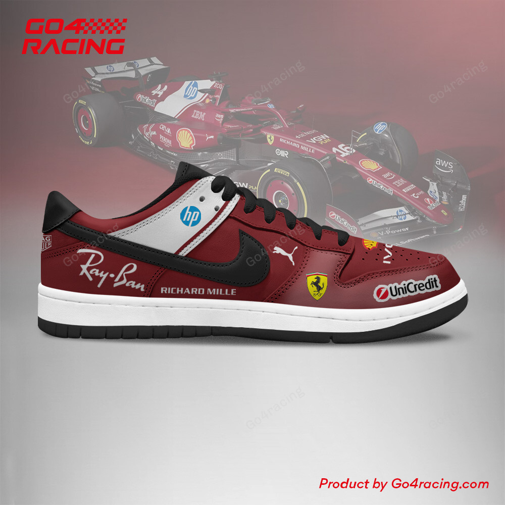 Ferrari SF25 AJ1 Low Sneakers Shoes For Men And Women - Image 3