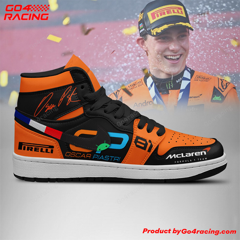 Abdrea Antonelli Mercedes-AMG High-Top Sneakers Retro Streetwear Vibe Shoes For Men And Women - Image 3