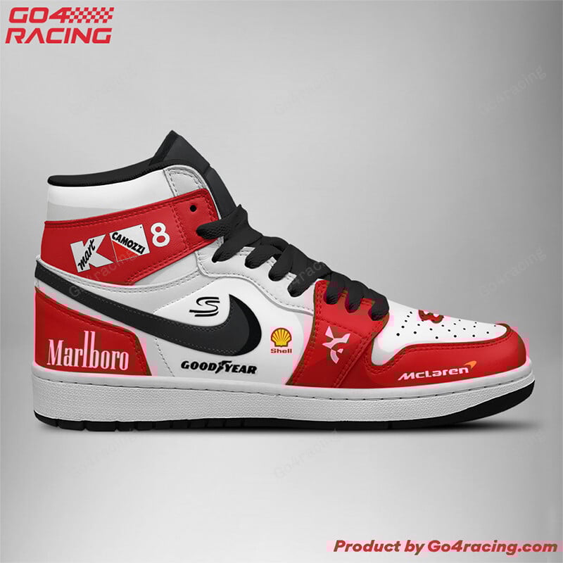 Fernando Alonso Renault High-Top Sneakers Retro Streetwear Vibe Shoes For Men And Women - Image 3