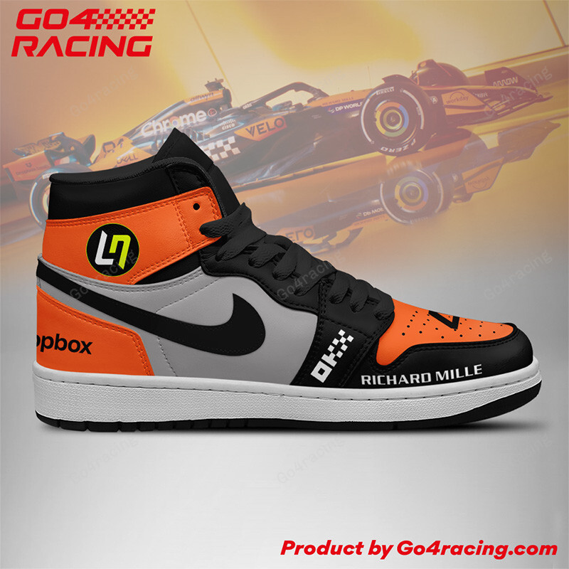Mclaren Formula High-Top Sneakers Retro Streetwear Vibe Shoes For Men And Women - Image 3