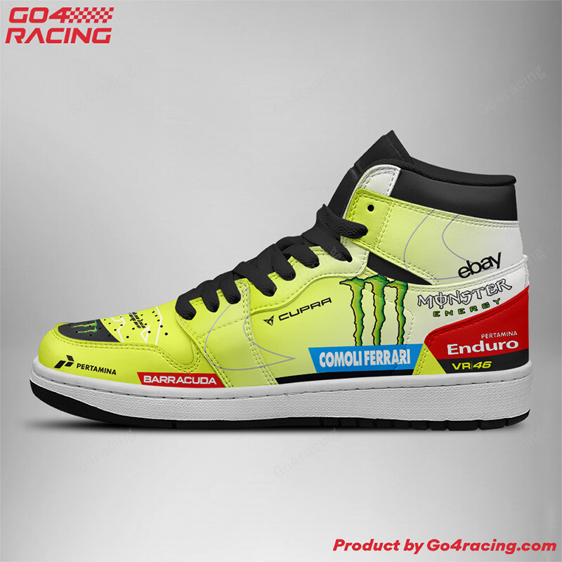 Aprilia Factory Racing High-Top Sneakers Retro Streetwear Vibe Shoes For Men And Women - Image 2