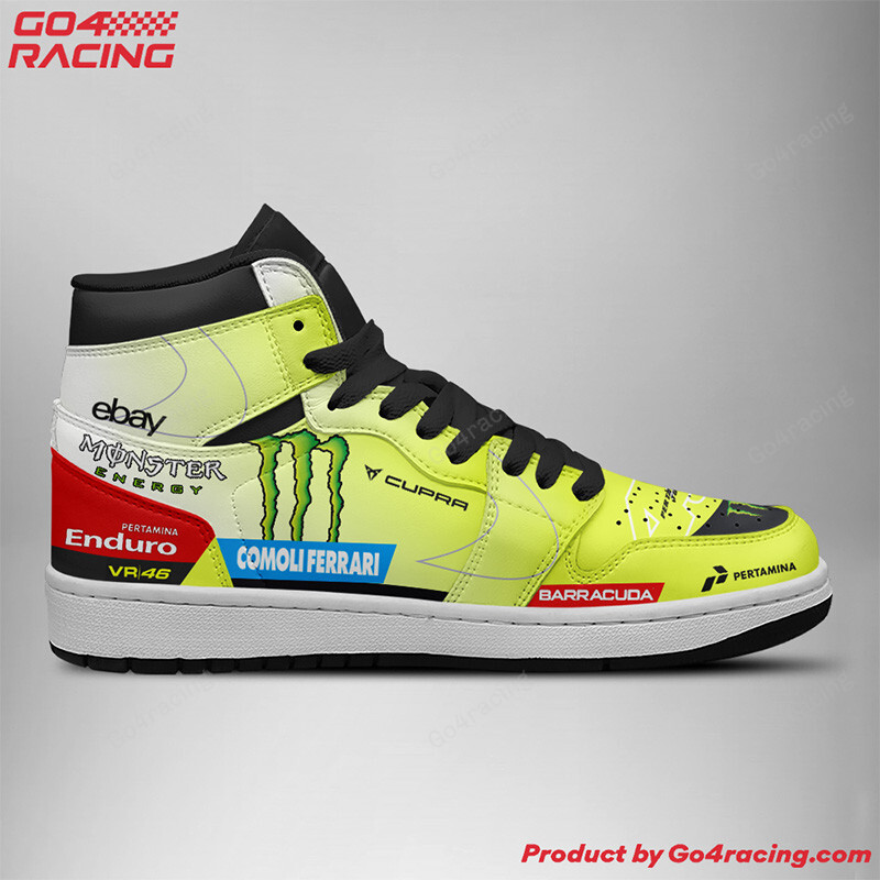 Aprilia Factory Racing High-Top Sneakers Retro Streetwear Vibe Shoes For Men And Women - Image 3
