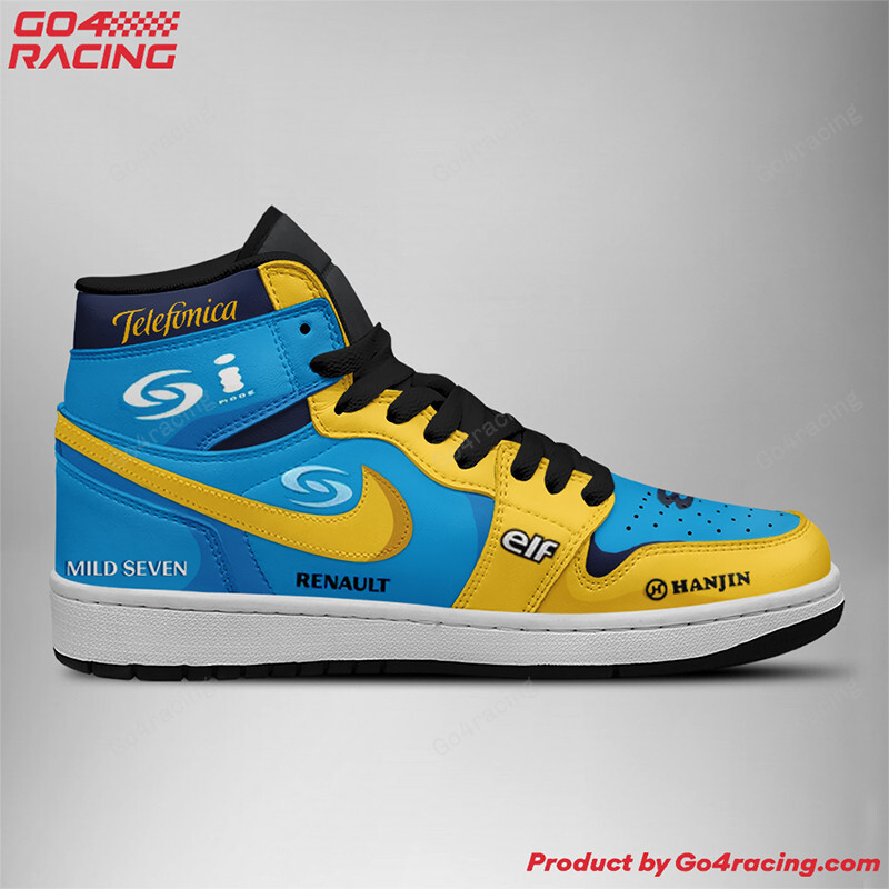 Ayrton Senna Formula High-Top Sneakers Retro Streetwear Vibe Shoes For Men And Women - Image 3