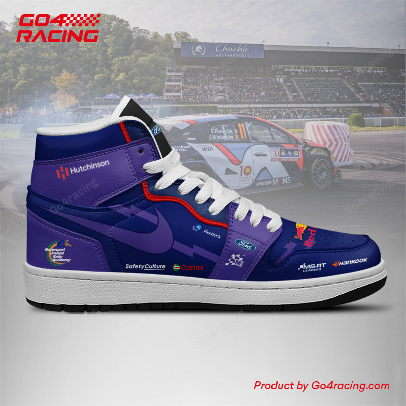 Huyndai Shell Mobis High-Top Sneakers Retro Streetwear Vibe Shoes For Men And Women - Image 3