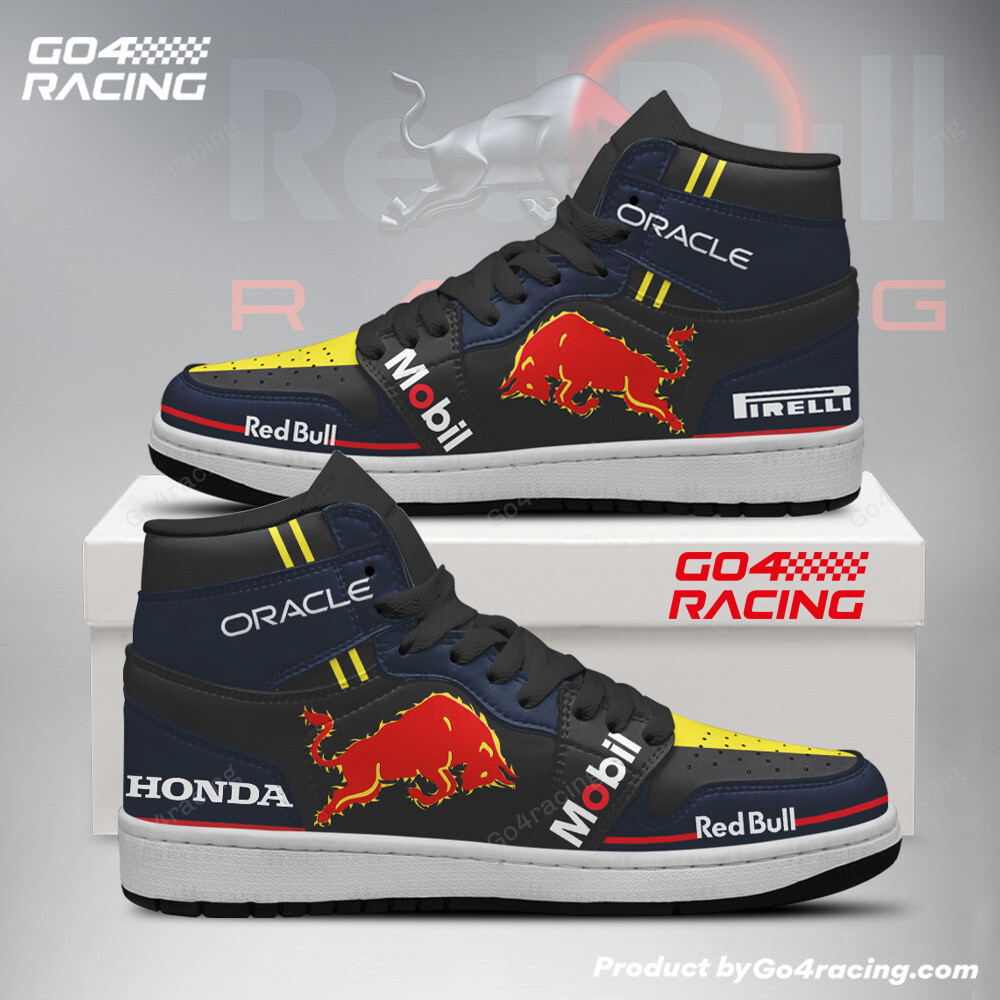 Max Verstappen F1 High-Top Sneakers Retro Streetwear Vibe Shoes For Men And Women - Image 2