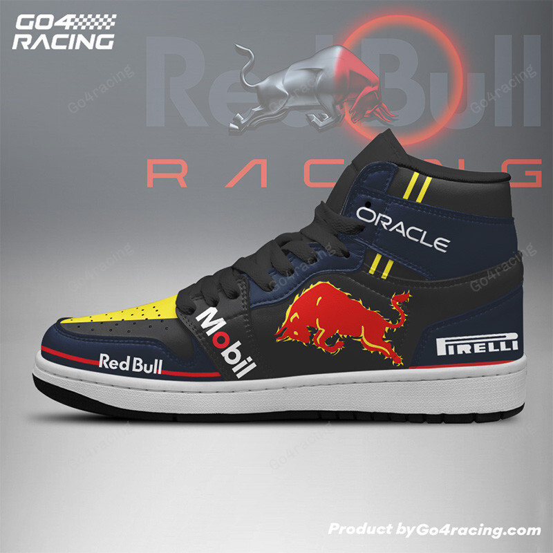 Max Verstappen F1 High-Top Sneakers Retro Streetwear Vibe Shoes For Men And Women - Image 3