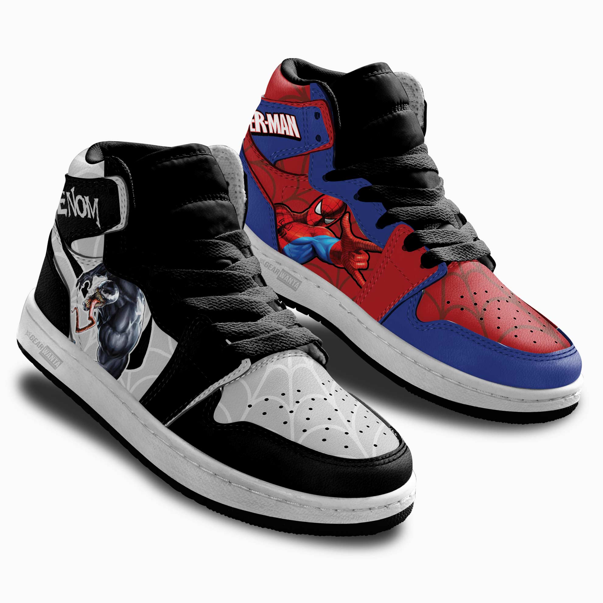 Venom High Top Sneakers Classic Retro Street Style For Men Women - Image 2