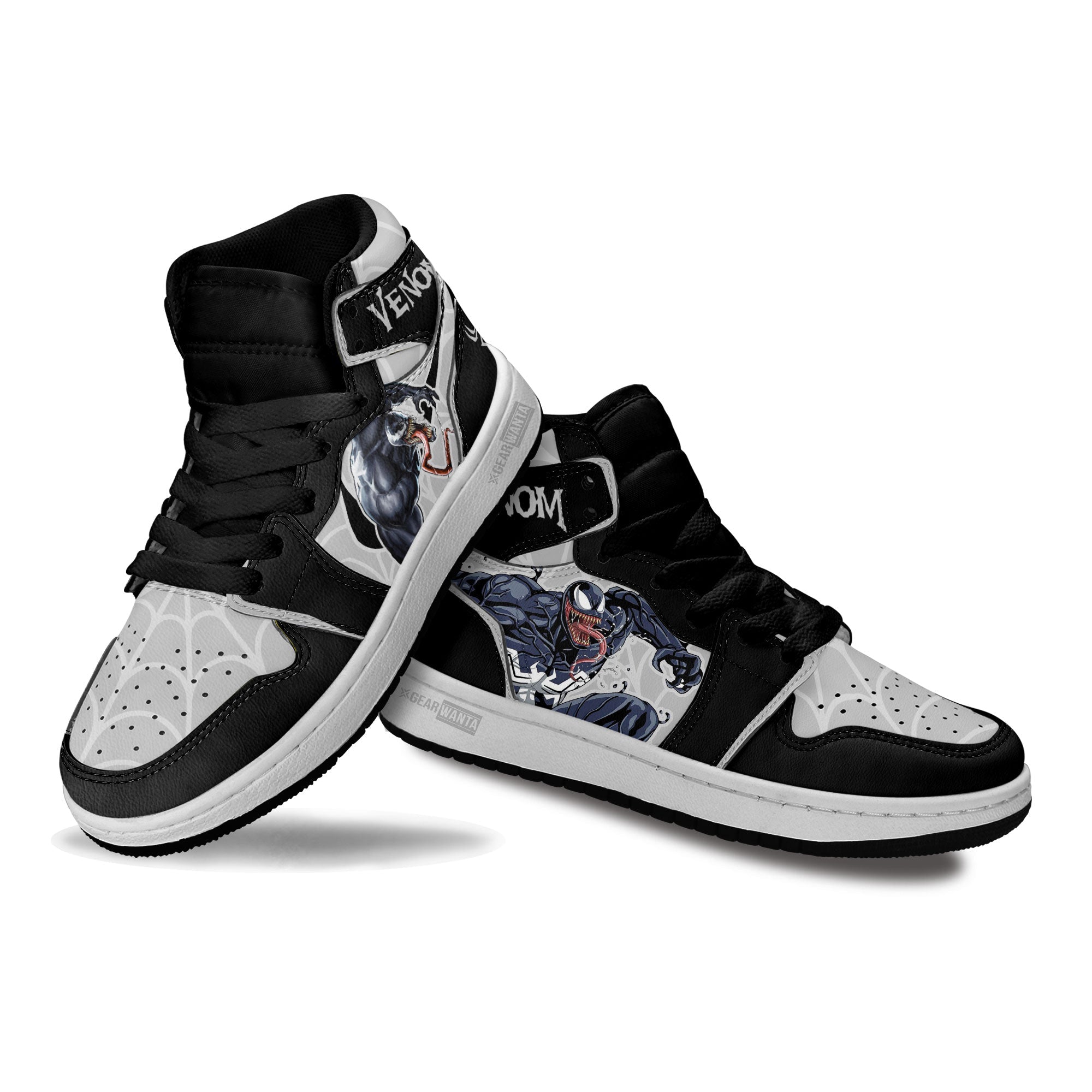 Venom High Top Sneakers Cool Streetwear Retro Shoes For Men Women - Image 3