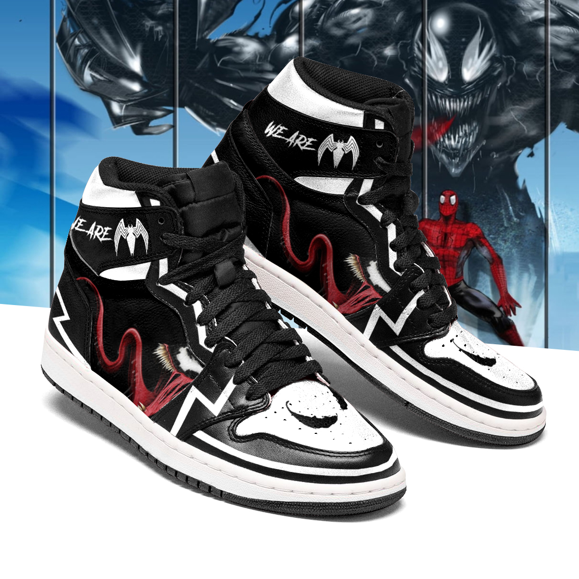 Venom Retro Sneakers Streetwear High Top For Men Women - Image 2