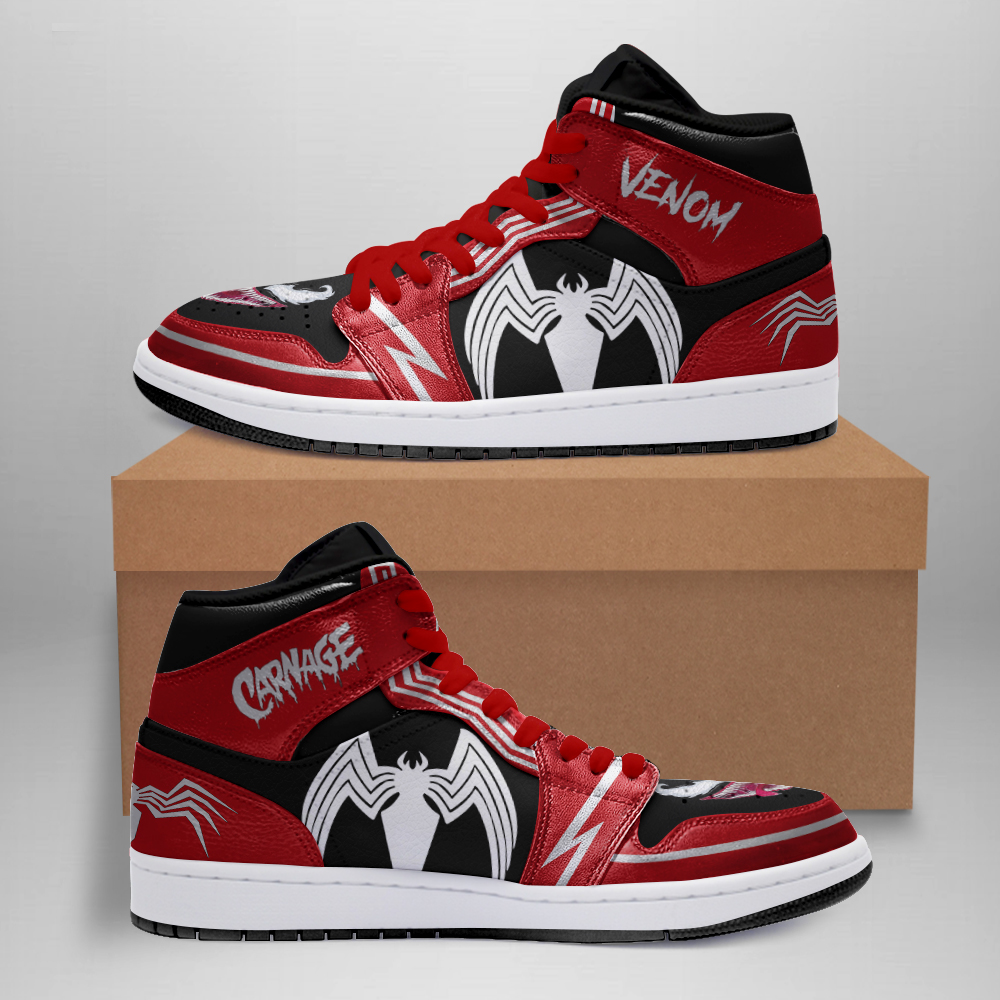 Venom Streetwear High Top Retro Canvas Sneakers For Men Women - Image 2
