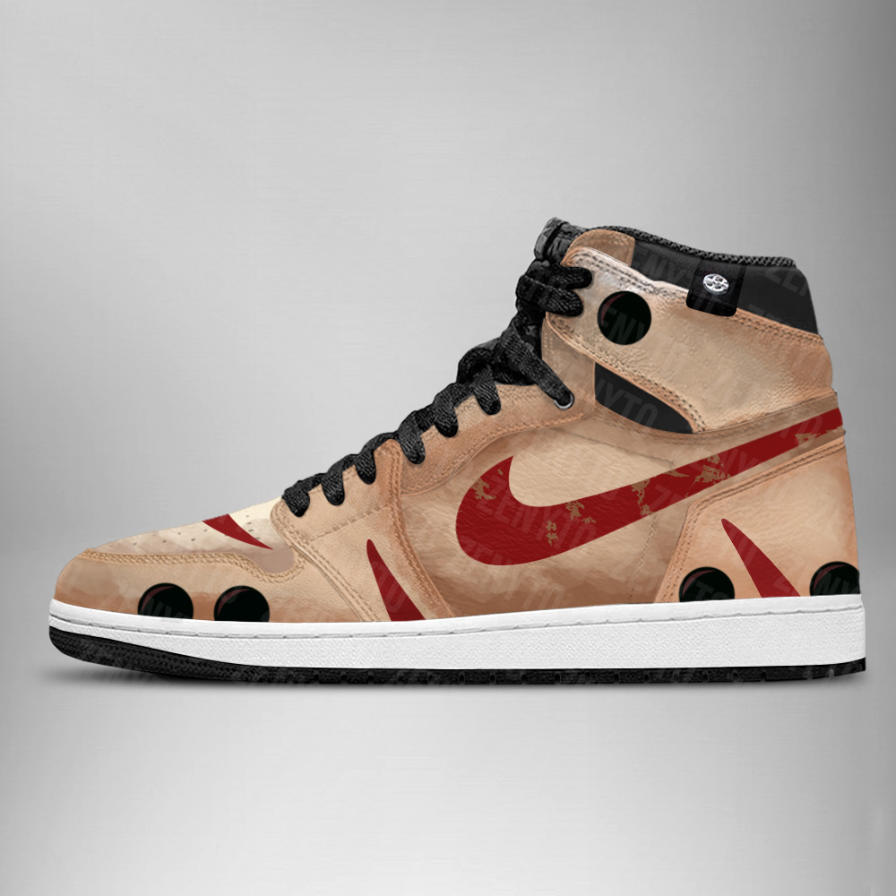 Jason Voorhees Halloween AJ1 High Sneakers Shoes For Men And Women - Image 2