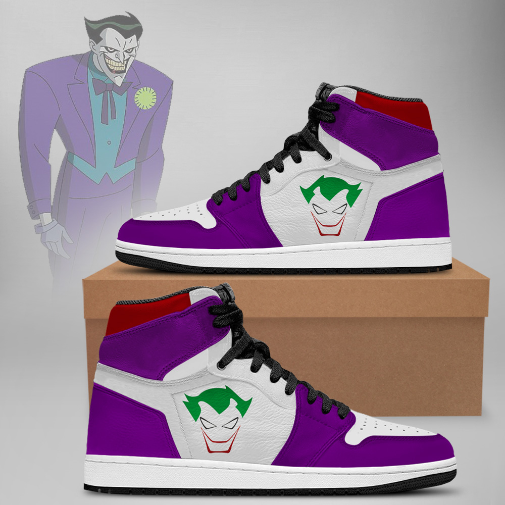 DC Joker AJ1 High Sneakers Shoes For Men And Women - Image 3