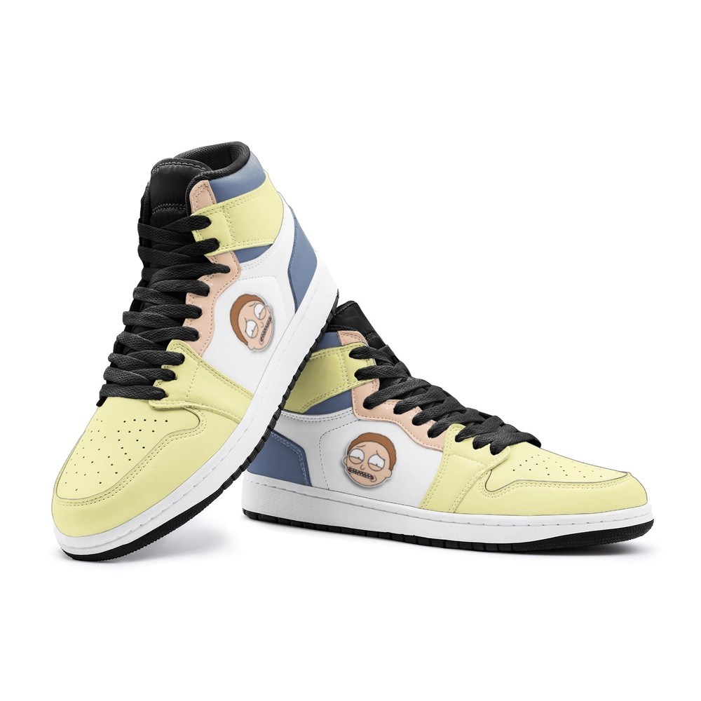 Sick Morty Rick And Morty AJ1 High Sneakers Shoes For Men And Women - Image 3