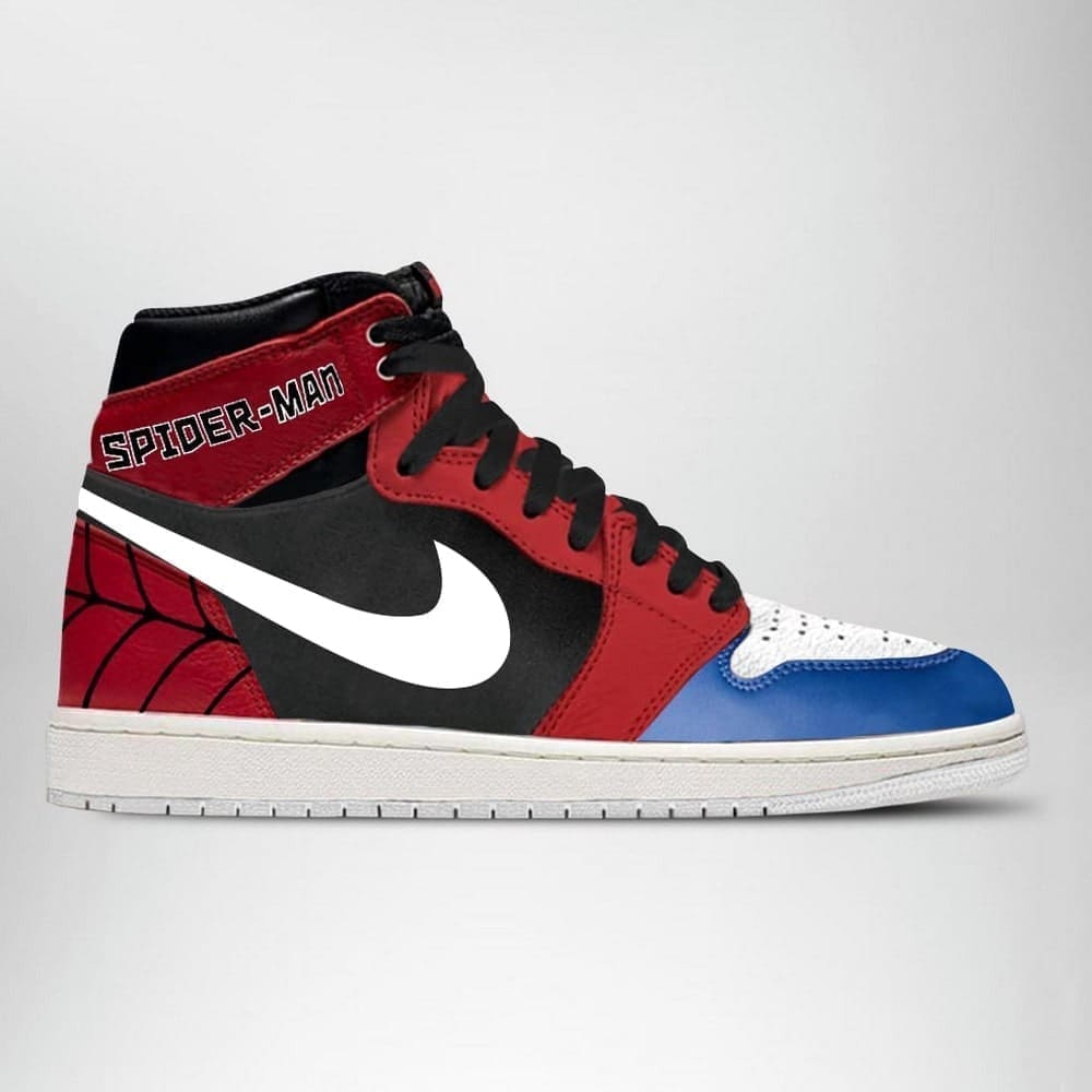 Andrew Garfield Spiderman AJ1 High Sneakers Shoes For Men And Women - Image 3