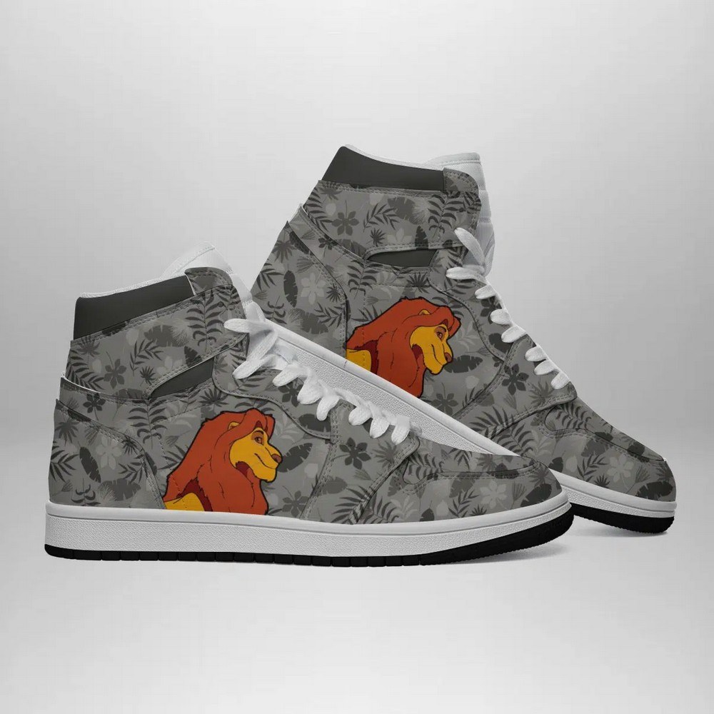 Simba Disney AJ1 High Sneakers Shoes For Men And Women - Image 3