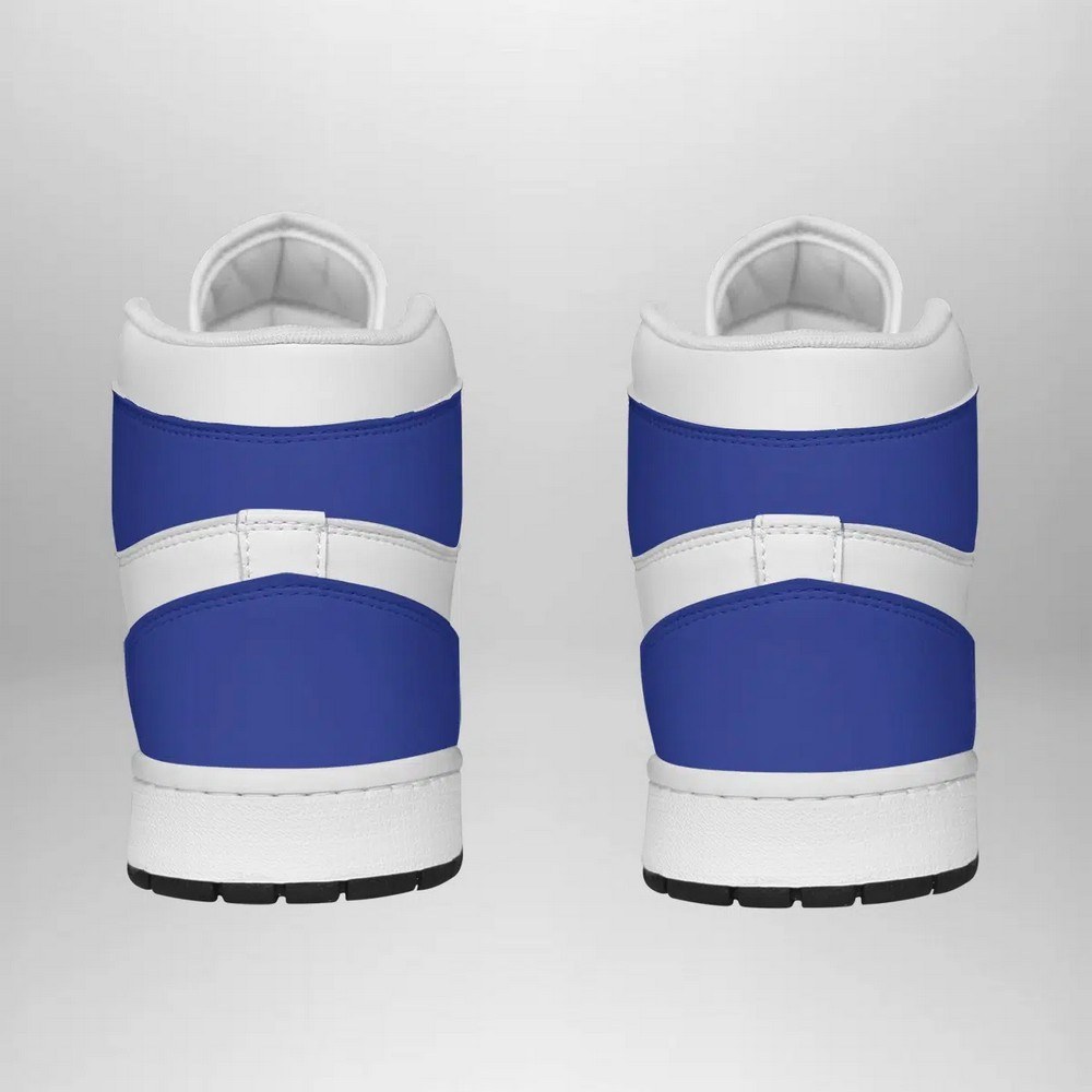 Blue Ranger Mighty Morphin AJ1 High Sneakers Shoes For Men And Women - Image 3