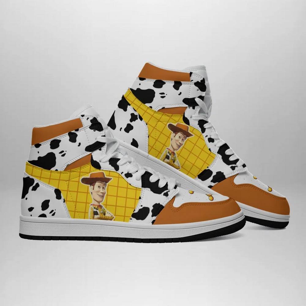 Woody Disney AJ1 High Sneakers Shoes For Men And Women - Image 3