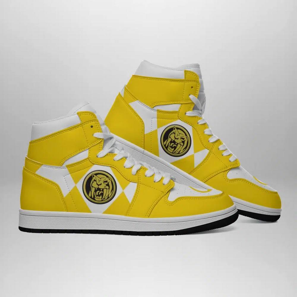 Power Rangers AJ1 High Sneakers Shoes For Men And Women - Image 2