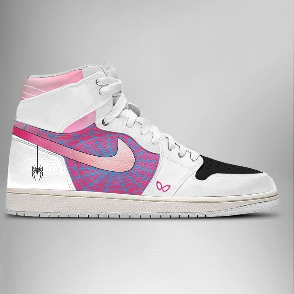 Gwen Stacy AJ1 High Sneakers Shoes For Men And Women - Image 2