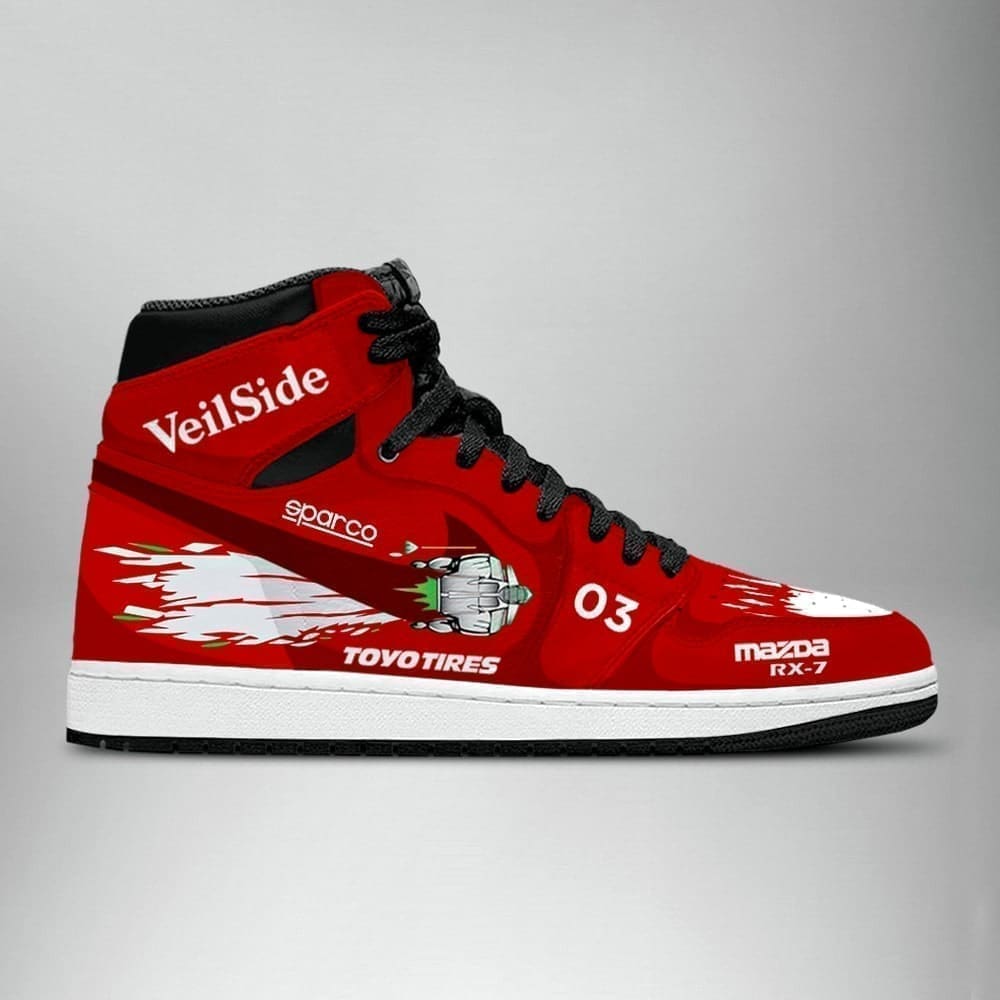 Fast and Furious AJ1 High Sneakers Shoes For Men And Women - Image 3