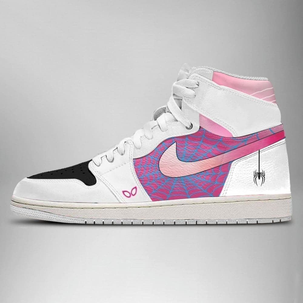Gwen Stacy AJ1 High Sneakers Shoes For Men And Women - Image 3
