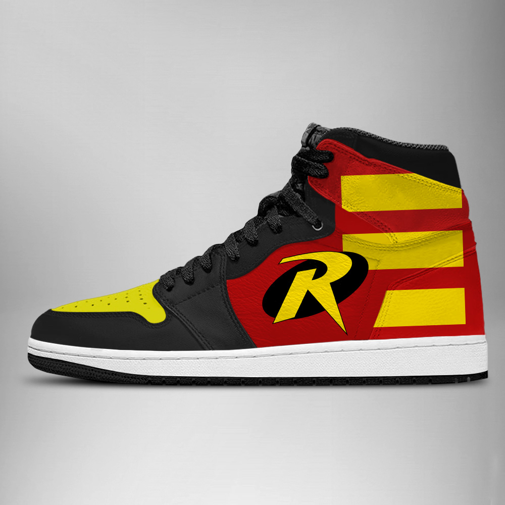DC Robin AJ1 High Sneakers Shoes For Men And Women - Image 2
