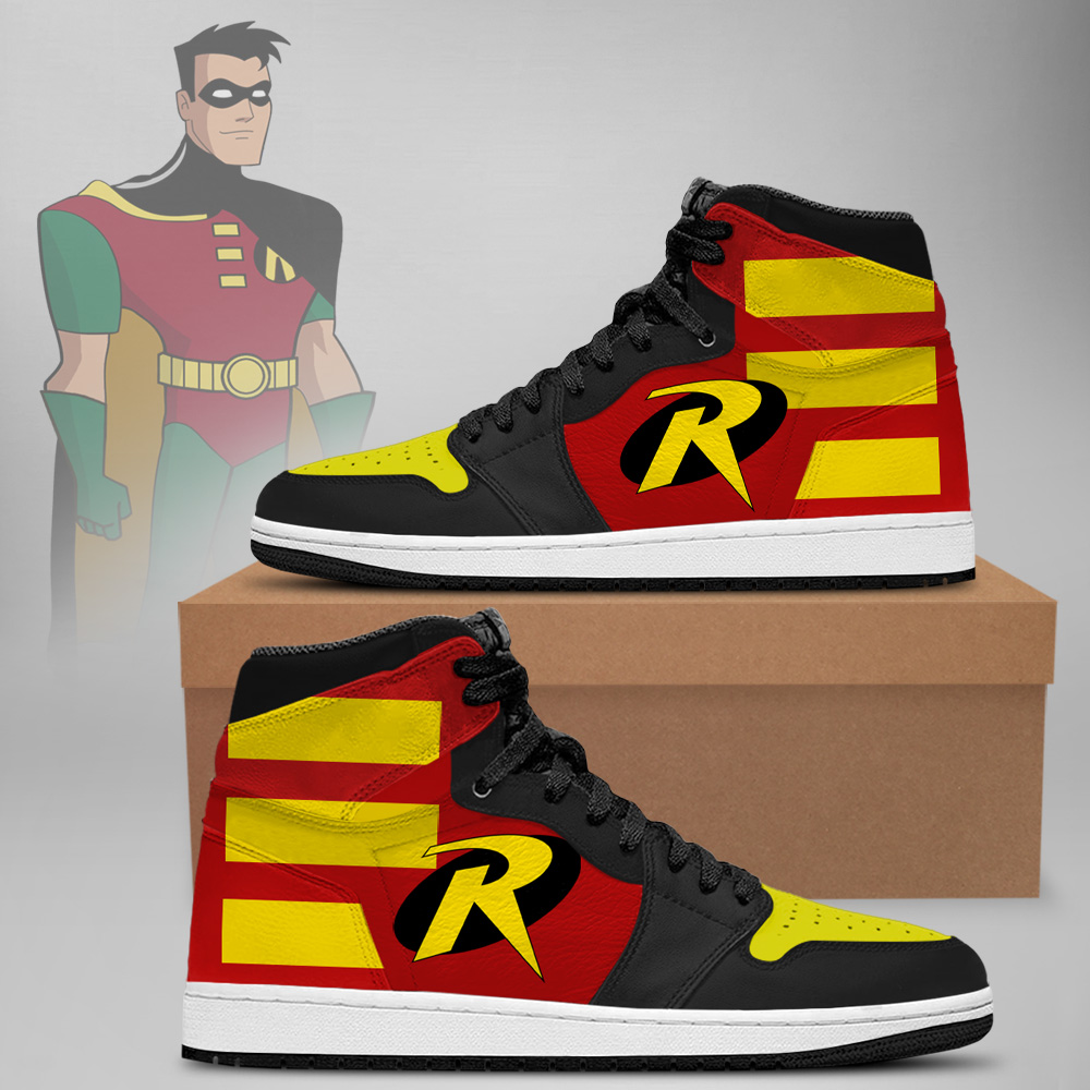 DC Robin AJ1 High Sneakers Shoes For Men And Women - Image 3