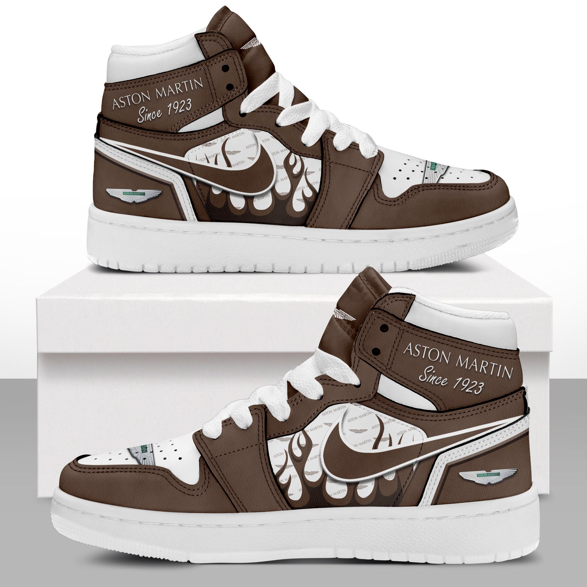 Aston-Martin AJ1 High Sneakers Shoes Car Fans For Men And Women
