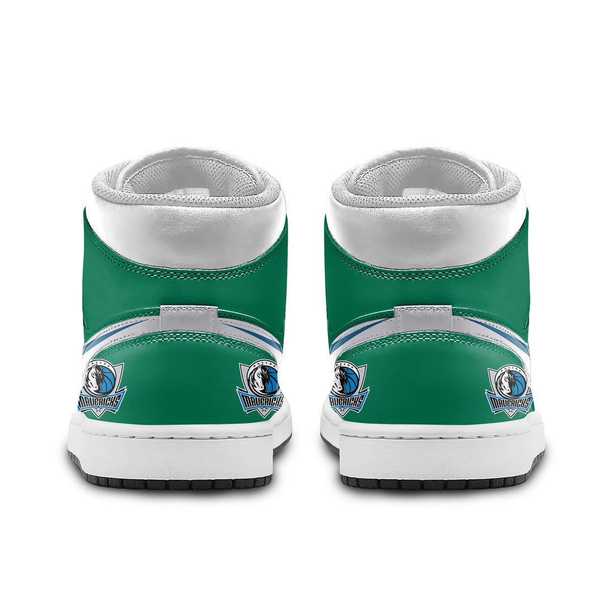 Dallas Mavericks Personalized Sport High-Top Sneakers Shoes Custom Name Design For Men And Women - Image 2